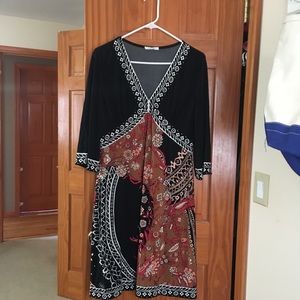 Beautiful printed dress like new